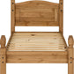 Corona 3' Bed Low Foot End - Distressed Waxed Pine