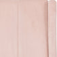 Amelia 3' Bed - Pink Velvet Fabric