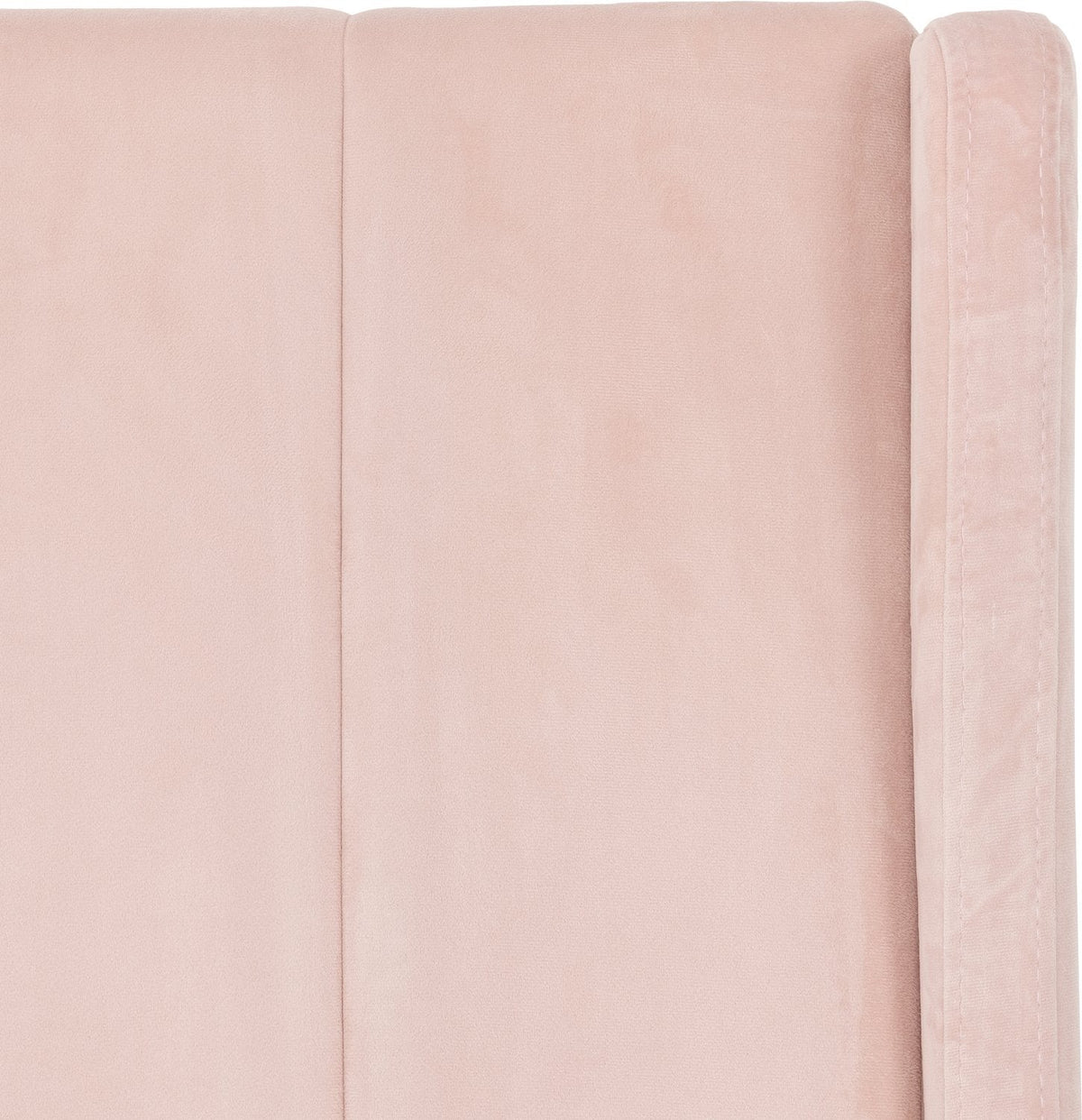 Amelia 3' Bed - Pink Velvet Fabric