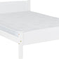 Amber 4'6" Bed - White