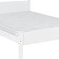 Amber 4'6" Bed - White
