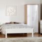 Amber 4'6" Bed - White