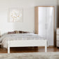 Amber 4'6" Bed - White
