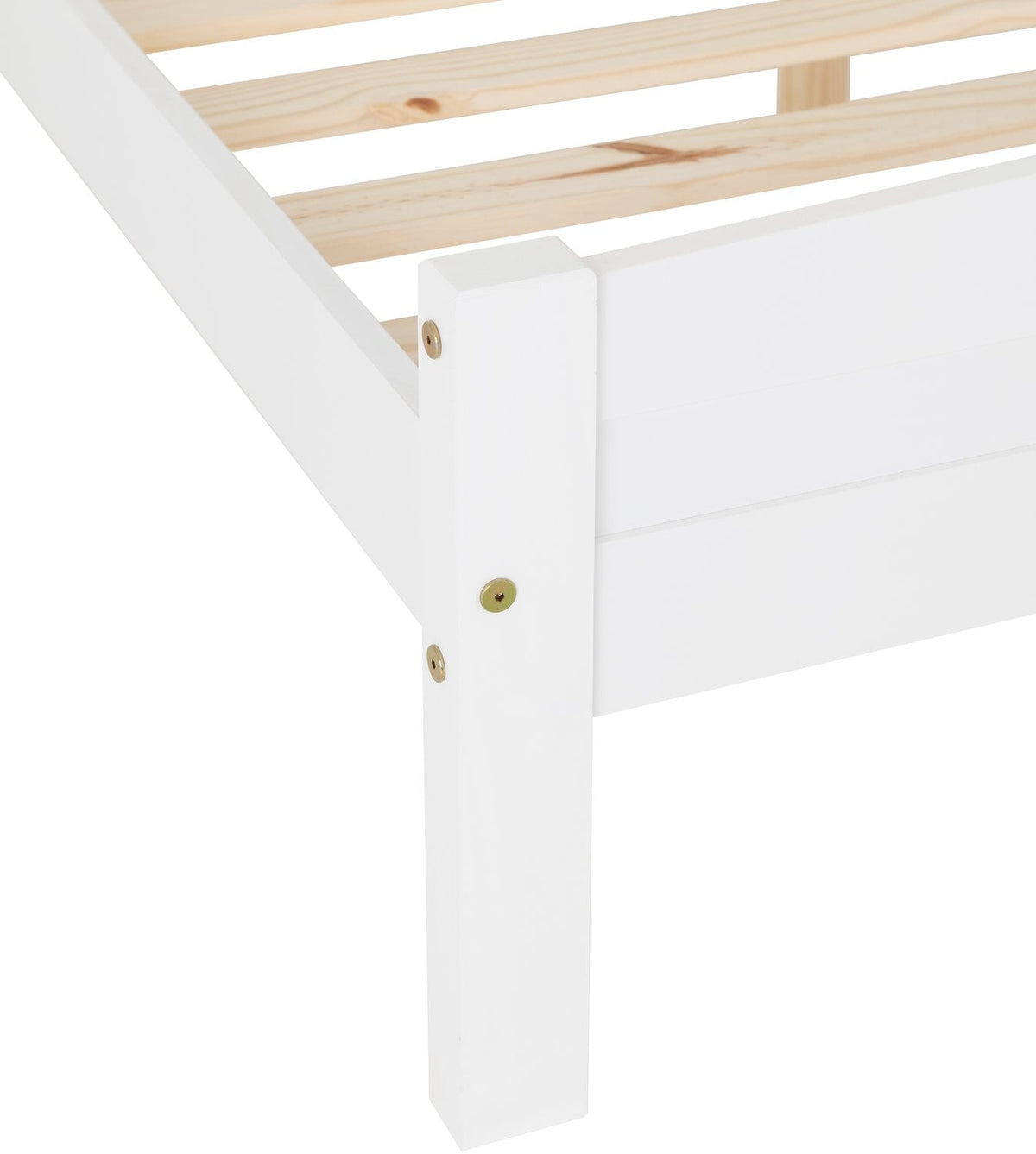 Amber 4'6" Bed - White