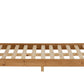 Corona 4'6" Bed Low Foot End - Distressed Waxed Pine