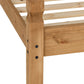 Corona 4'6" Bed Low Foot End - Distressed Waxed Pine