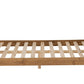 Corona Scroll 4'6" Bed High Foot End - Distressed Waxed Pine