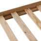 Corona Scroll 4'6" Bed High Foot End - Distressed Waxed Pine