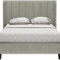 Amelia 4'6" Bed - Dark Grey Fabric