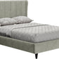 Amelia 4'6" Bed - Dark Grey Fabric