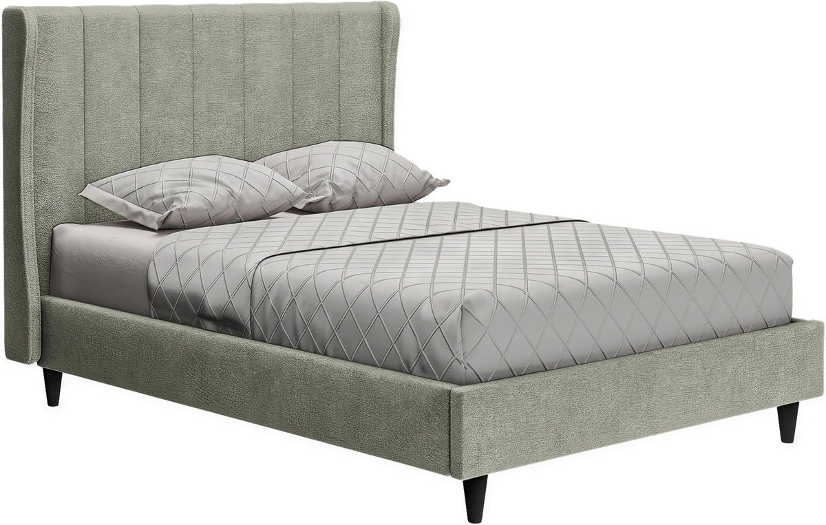 Amelia 4'6" Bed - Dark Grey Fabric