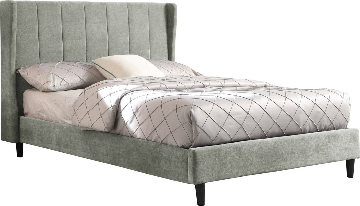 Amelia 4'6" Bed - Dark Grey Fabric