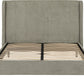 Amelia 4'6" Bed - Dark Grey Fabric