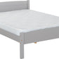 Amber 4'6" Bed - Grey Slate