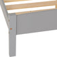 Amber 4'6" Bed - Grey Slate