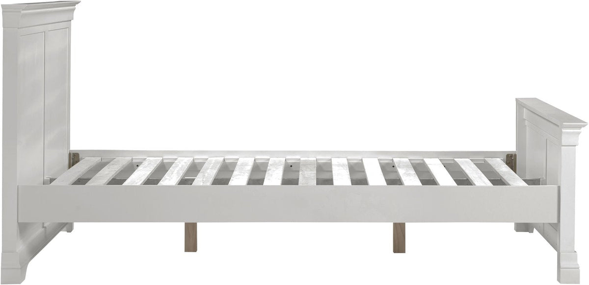 Bordeaux 5' Bed High Foot End - Pebble Grey