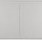 Bordeaux 5' Bed High Foot End - Pebble Grey