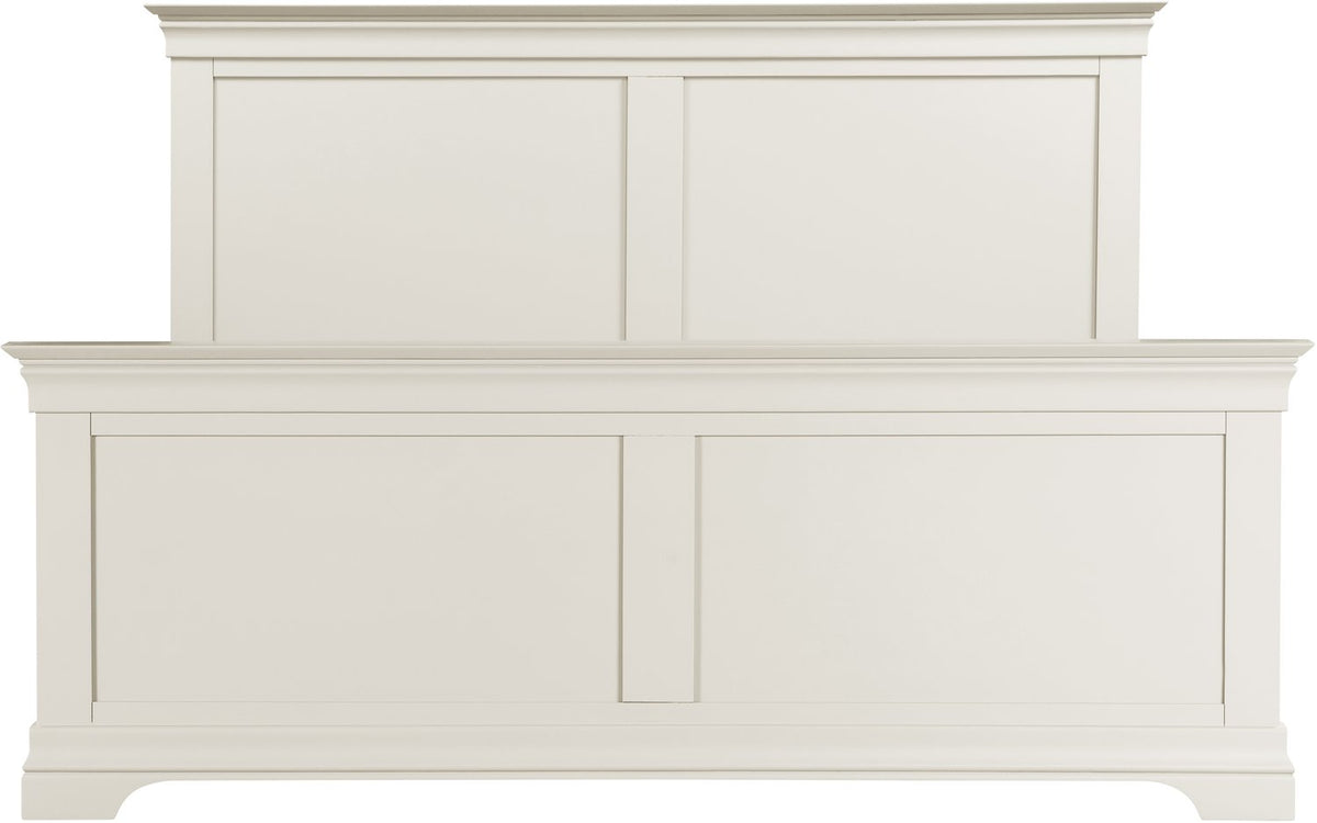 Bordeaux 5' Bed High Foot End - Ivory