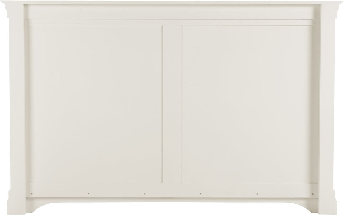 Bordeaux 5' Bed High Foot End - Ivory
