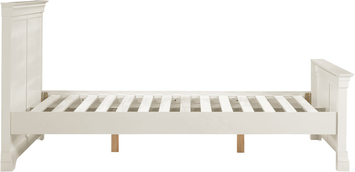 Bordeaux 5' Bed High Foot End - Ivory