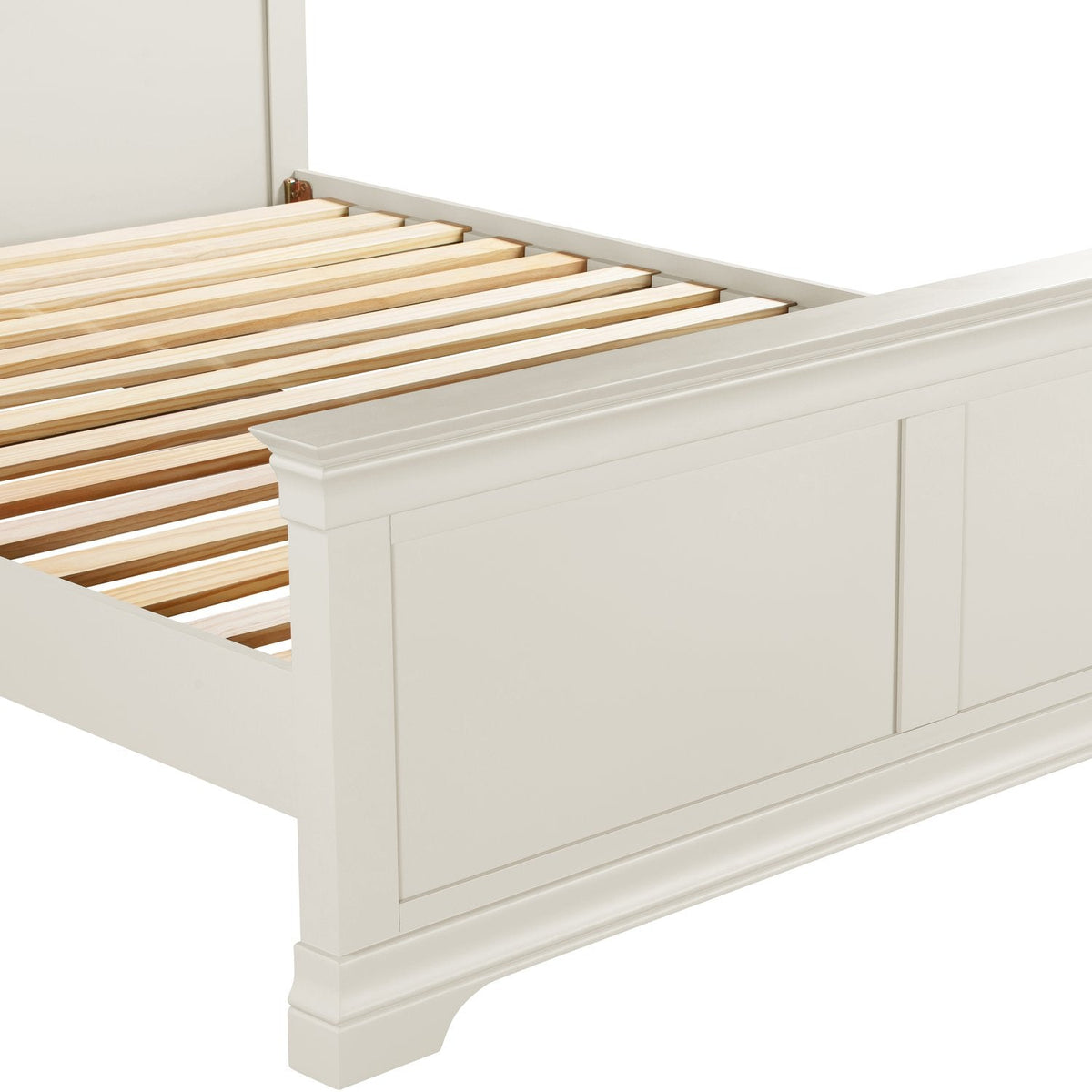 Bordeaux 5' Bed High Foot End - Ivory