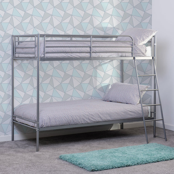 Brandon 3' Bunk Bed - Silver