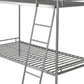 Brandon 3' Bunk Bed - Silver