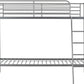 Brandon 3' Bunk Bed - Silver