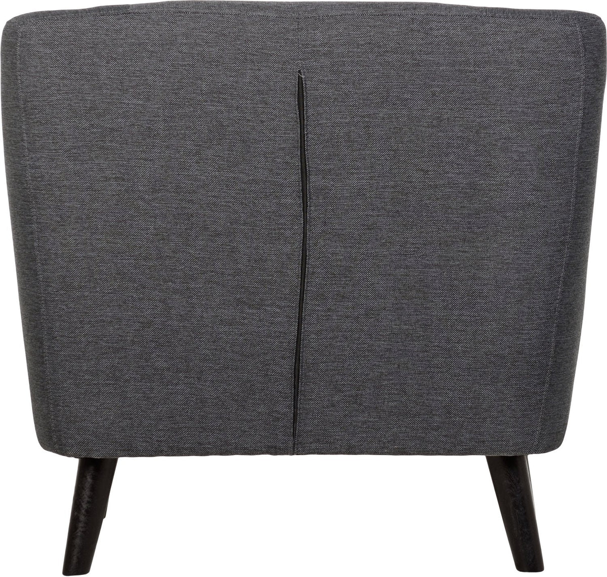 Ashley 1 Seater Sofa - Dark Grey Fabric