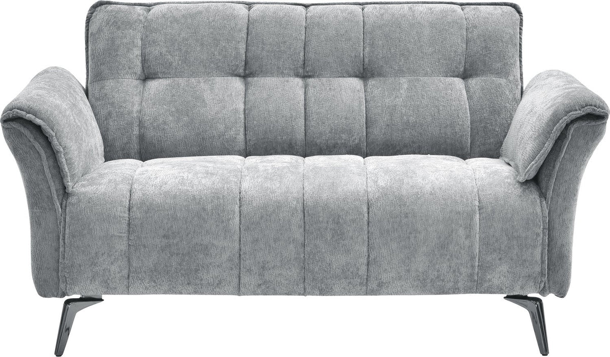 Amalfi 2 Seater Sofa - Grey Fabric