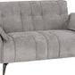 Amalfi 2 Seater Sofa - Grey Fabric