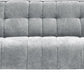 Amalfi 2 Seater Sofa - Grey Fabric