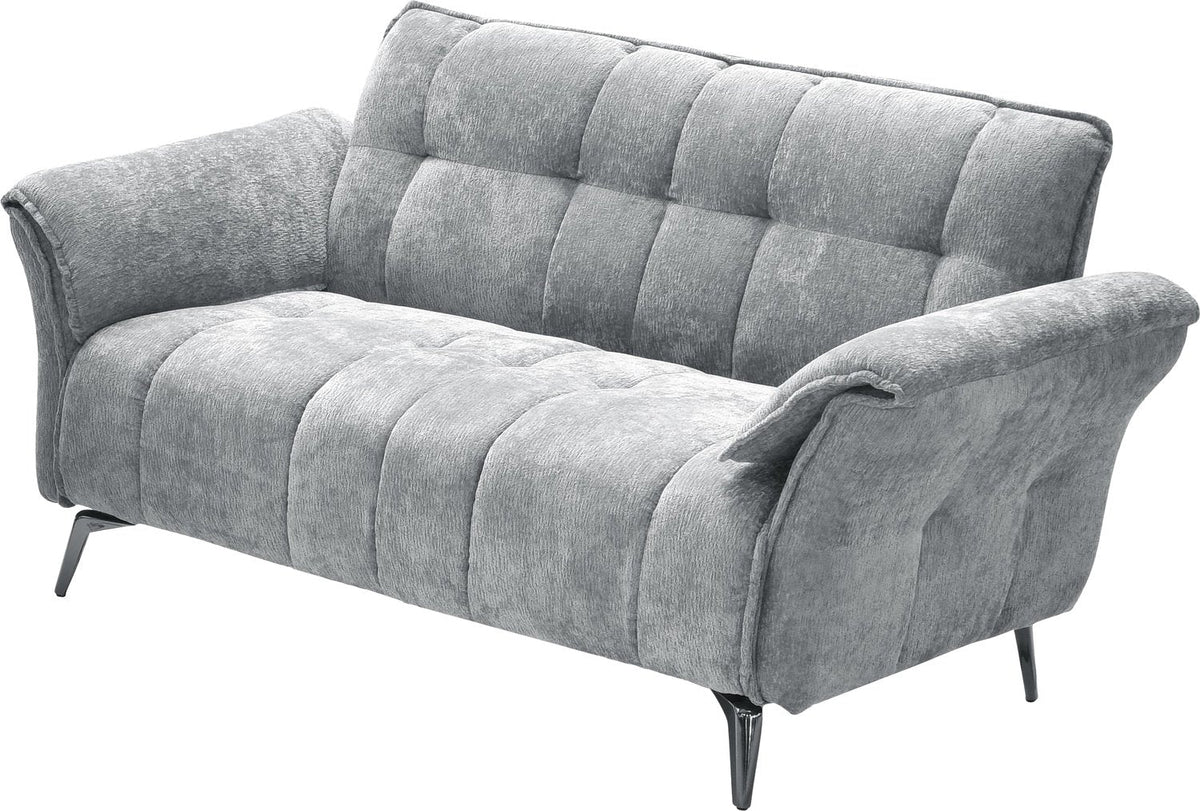 Amalfi 3 Seater Sofa - Grey Fabric