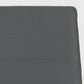 Abbey Dining Set - Clear Glass/Grey/Grey Faux Leather