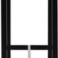 Athens Breakfast Bar Set - Acacia Effect/Black
