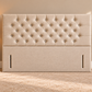 Floor standing headboard 137cm height chesterfield diamante