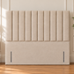 Floor standing headboard 137cm height lined