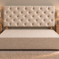 Headboard 66cm height chesterfield diamante