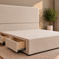 Floor standing headboard 137cm height plain