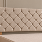 Premium divan base with 66cm chesterfield headboard