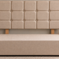 Headboard 66cm height square button