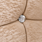 Floor standing headboard 137cm height square diamante