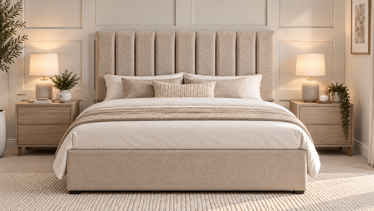 Headboard 66cm height lined