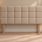 Headboard 66cm height square diamante